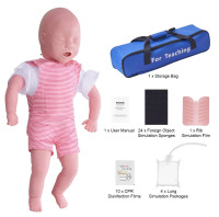 VEVOR Infant CPR Training Manikin, Heimlich Maneuver and Cardiopulmonary Resuscitation (CPR) Practice, Professional Infant Airway Obstruction Training Manikin, Baby Infarction Model for Education New In Box $199