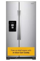 Whirlpool 21.4 cu. ft. Side by Side Refrigerator in Fingerprint Resistant Stainless Finish New $2299