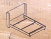Englis Elm Hayden Upholstered Wingback Queen Bed With 54" Headboard &ndash; Elegant Ivory Canvas & Easy Assembly New in Box $599 - 2