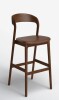 Four Hands Kayla Leather Bar & Counter Stool in Sonoma Cocoa New in Box $999
