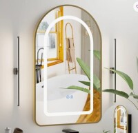 Rebrilliant Bathroom Medicine Cabinet With Led Mirror, Anti-fog Lighted Mirror Cabinet, Recessed Or Surface Mount, No Assembly Required, Wall Mounted Bathroom Mirror Cabinet New in Box $299