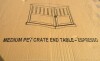 Richell Wooden End Table Pet Crate New in Box $399 - 2