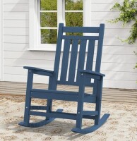Rosecliff Heights Delman HDPE Rocking Adirondack Chair New in Box $399
