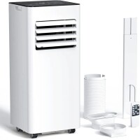 ZAFRO 10,000 BTU Portable Air Conditioners, Air Conditioner for Room Up to 450 Sq.Ft, 3-in-1 Portable AC Unit Cool & Dehumidifier & Fan Modes with Remote Control, White, New in Box $599