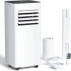 ZAFRO 10,000 BTU Portable Air Conditioner, Air Conditioner for Room Up to 450 Sq.Ft, 3-in-1 Portable AC Unit Cool & Dehumidifier & Fan Modes with Remote Control, White, On Working $599