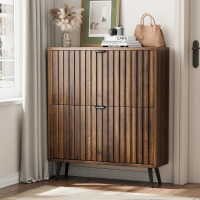 Rebrilliant Shoe Storage Cabinet with Adjustable Shelves for Entryway Freestanding 16-20 Pairs Slim Shoe Organizer, New in Box $299
