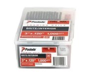 Paslode Fuel Plus Nail Combo Pack Collated Framing Nail, 3 in L, Not Applicable, Brite, Offset Round Head, 30 Degrees, 3000 PK New In Box $299