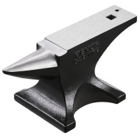 VEVOR Single Horn Anvil, 25lbs Cast Steel Anvil, High Hardness Rugged Round Horn Anvil for Blacksmiths, with Stable Base, Metal Working Tool for Metal Bending, Shaping, Twisting, Craft Projects New In Box $199
