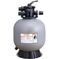 VEVOR Sand Filter 22", Up to 55 GPM Flow Rate, Above Inground Swimming Pool Sand Filter System with 7-Way Multi-Port Valve, Filter, Backwash, Rinse, Recirculate, Waste, Winter, Closed Functions, New in Box $499