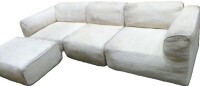 Latitude Run 112'' Luxury Cloud Sectional Sofa with Ottoman & Plush Cushions New $1899