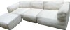 Latitude Run 112'' Luxury Cloud Sectional Sofa with Ottoman & Plush Cushions New $1899