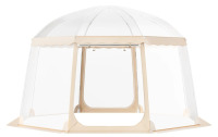 VEVOR Sports Tent, 8-10 People, Instant Pop-Up Tent Shelter Weatherproof Pod, Outdoor Bubble Clear View Tent, Climate Canopy Shelter for Soccer, Football, Softball & Other Sporting Events and Parades New In Box $199