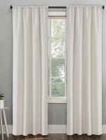 Home Soft Things Dodoma Rod Pocket Curtain Panels (Pair) 132cm x 213cm New $79