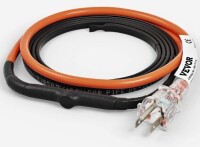 VEVOR Self-Regulating Pipe Heating Cable, 6-feet 5W/ft Heat Tape for Pipes Freeze Protection, Protects PVC Hose, Metal and Plastic Pipe from Freezing, 120V New In Box $79