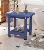 JOYESERY Navy Blue HIPS Waterproof Shower Seat for Inside Shower, Bathroom Shower Chair with Shower Head Holder New in Box $199