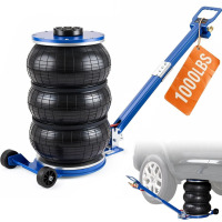 VEVOR Air Jack, 5 Ton/11000 lbs Triple Bag Air Jack, Airbag Jack with Six Steel Pipes, Lift up to 18.5 inch/470 mm, 3-5 s Fast Lifting Pneumatic Jack, with Adjustable Handle for Car, Garage, Repair New In Box $299