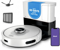Shark AI Ultra Robot Vacuum, 60-Day Self-Emptying Base, Black, AV2511AE Matrix Clean Navigation for Carpet, Hard Floors & Pet Hair, HEPA, Powerful Suction, Anti-Hair Wrap, LiDAR Mapping, Wi-Fi $699