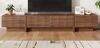 Ebern Designs 98'' Tv Stand With Storage, Fluted Tv Console Cabinet, Mid Century Modern Entertainment Center, Wood Media Console New in Box $499