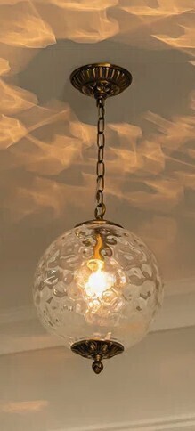 House of Hampton&reg; Ennu 1 - Light Glass Globe Pendant New In Box $299