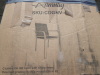 Anmutig Stackable Metal Patio Outdoor Dining Chair-Blue New Shelf Pull $299 - 2