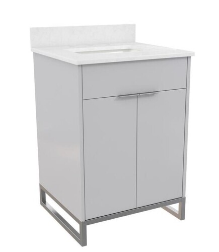 DHP 24-inch modern bathroom vanity in Gray With Top New in Box $699