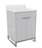 DHP 24-inch modern bathroom vanity in Gray With Top New in Box $699