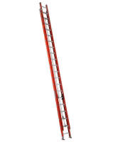LOUISVILLE LADDER 40-FOOT FIBERGLASS EXTENSION LADDER, TYPE IA, 300-POUND LOAD CAPACITY, FE3240 $1099