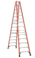 Lousiville 14 ft Fiberglass Twin Stepladder, 375 lb Capacity $799