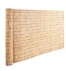 VEVOR Natural Reed Fencing 5.5 ft x 16.4 ft Reed Screen Curtain Balcony Reed Fence Roll for Outdoor Backyard Patio Decorative Fence for Backyard Garden Fencing Divider Privacy Screen Panel Curtain New $149