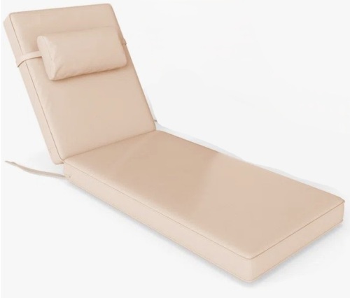Latitude Run&reg; Outdoor Chaise Lounge Cushion, 72.2" X 22" X 3.1", Water-Resistant Patio Chair Cushion For Pool, Deck & Lawn New Open Box $199