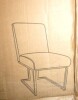 Wade Logan&reg; Bende Modern Fabric Upholstered Side Chair with Metal Sled Base $399 - 2