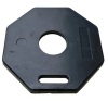 Sandbaggy 16" Traffic Delineator Post Base - Rubber - Construction Safety (8, Black, 16-Inch) New $299