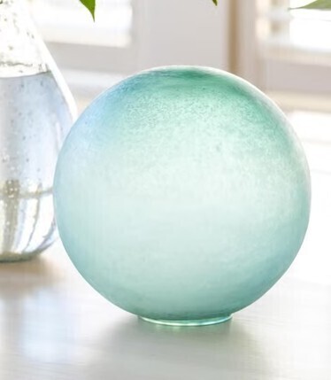 Park Hill Sea Glass Decorative Orb, Large New In Box $89