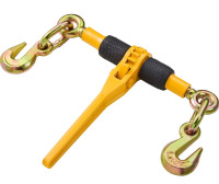 VEVOR Ratchet Chain Binders, 1/4"-5/16", 2600 lbs Safe Working Load, Load Binder with 2 Grab Hooks, Tie Downs for Transport Chain, Heavy Duty Tow Chain Ratchet Binders for Flatbed Truck Trailer New $99