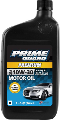 Prime Guard Premium SAE 10W-30 Motor Oil | 1 Quart New