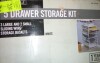 Everbilt 34.76 in. H x 17.13 in. W White Steel 5-Drawer Close Mesh Wire Basket New In Box $199 - 2