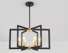 Mercer41 6 - Light Farmhouse Geometric Candle-Style Square / Rectangle Lantern Chandelier $499
