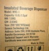 VEVOR Insulated Beverage Dispenser, 1.5 Gal/6L Stainless Steel Thermal Drink Server with Spigot & Temp Display, Suitable for Hot and Cold Drinks, for Tea Coffee Water in Cafes & Restaurants, Silver New In Box $99 - 2