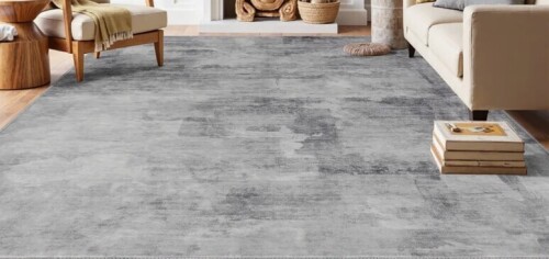 17 Stories Elroy Modern Abstract Machine Washable Area Rug With Non-Slip Backing, 8' x 10' $399
