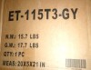 JOYESERY Grey Patio Plastic Square Side Table, Outdoor Wood Grain Tabletop New In Box $199 - 2