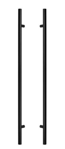 Sure-Loc 48" Centers Back to Back Round Long Door Pull in Flat Black New In Box $499