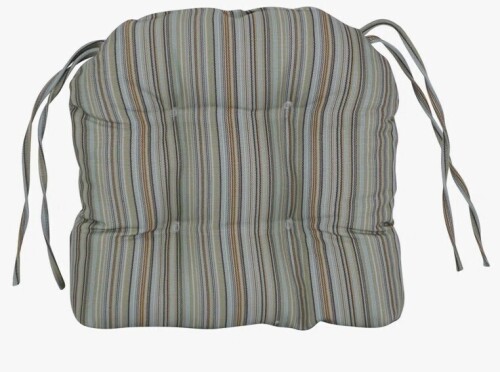 Lark Manor&trade; 16-Inch Rounded Back Woven Olefin Tufted Outdoor Chair Cushion New in Box $79