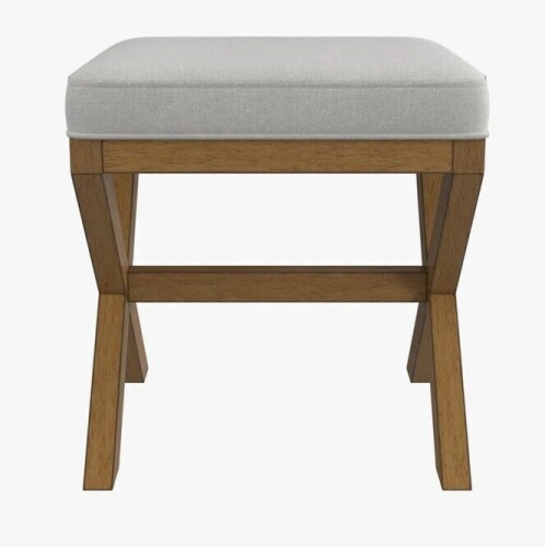 Ophelia & Co. Keane Backless Wood Vanity Stool $299