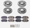 Powerstop Brake Parts Plain Front & Rear Brake Kit For Jeep Cherokee 14-22 Callahan $299