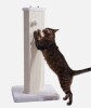 Sopapets Cat Scratching Post 32.7 Inches with Natural Sisal Rope, Sturdy Cat Scratcher for Indoor Cats & Kittens, Hanging Toy Ball, Grey New In Box $79