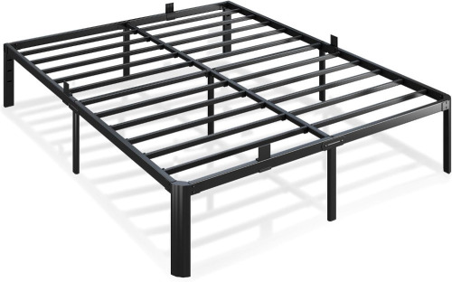 BOLTRISE Metal Bed Frame Full Size, 14 Inch Heavy Duty Platform with Storage Space New In Box $199
