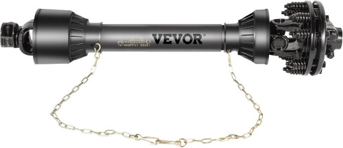 VEVOR PTO Shaft 1-3/8" PTO Drive Shaft 6 Spline Both Ends Series 5 Tractor For Bush Hog/Finish Mower/Rotary Tiller/Tractor Use, 43"-57" Brush Hog, Power Take-Off Driveline with Slip Clutch, Black New Shelf Pull $299