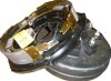 VEVOR Trailer Hub Drum 8 on 6.5" B.C. with 12" x 2" Electric Brake, Self-Adjusting Trailer Brake Assembly for 7000 lbs Axle, 5-Hole Mounting, Backing Plates for Brake System Part Replacement $199 - 2