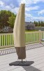 JOYESERY 9 ft. to 11 ft. Beige and Brown Patio Umbrella Covers Zippered Waterproof Outdoor Offset, Fit for Cantilever Umbrella / Classic Accessories Terrazzo Water-Resistant 13 Foot Offset Umbrella and Frame Cover, patio umbrella cover / Assorted New Shel