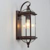 GAZELIGHTING Large Solid Copper Outdoor Wall Light, 20" Oil Rubbed Bronze Porch Lantern with Clear Beveled Glass, Exterior Wall Sconce for Front Door, Garage, Patio, Weather Resistant, E26 Base New In Box $299